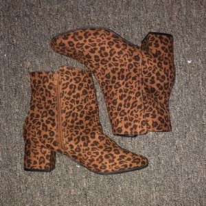 Lane Bryant Cheetah Booties